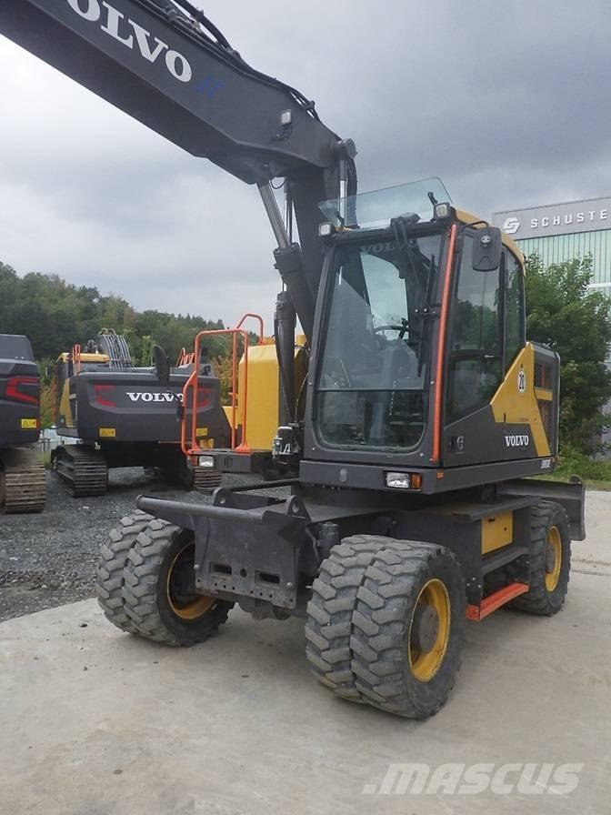 Volvo EWR 170 E Gumikerekes kotrók