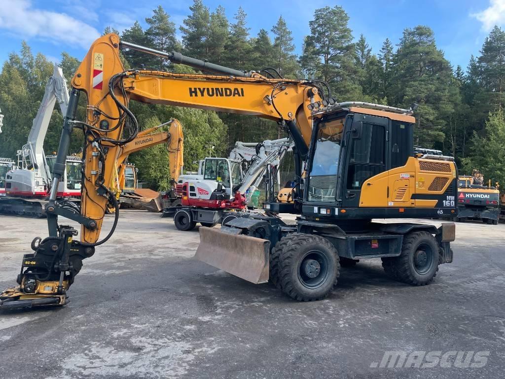 Hyundai HW 160 Gumikerekes kotrók