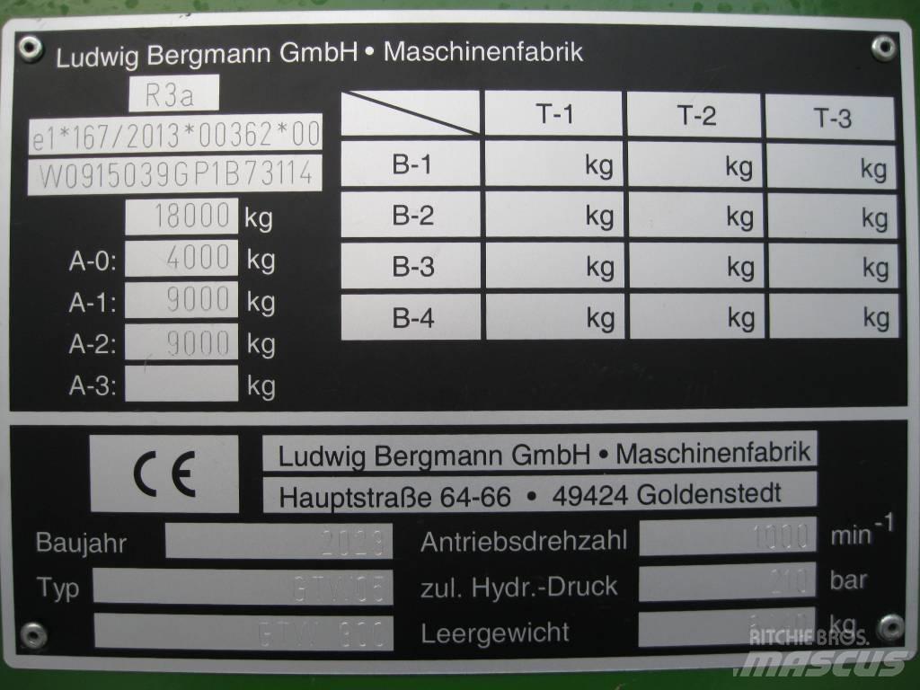 Bergmann GTW 300 Gabona átrakó kocsik