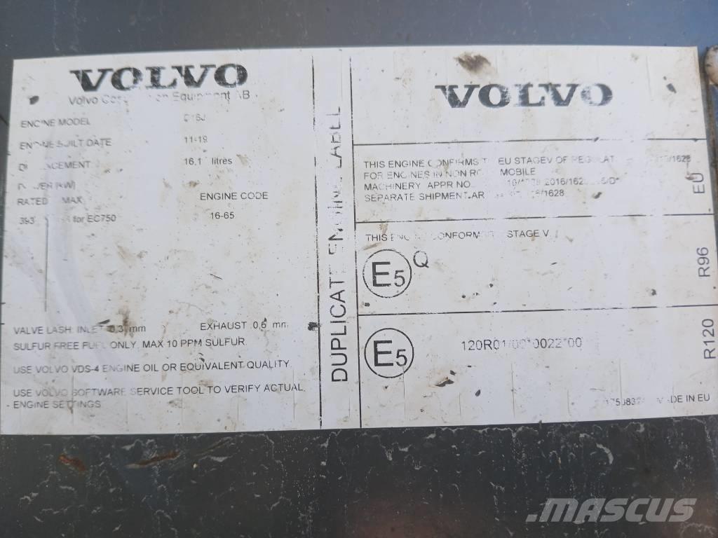 Volvo EC 750 E Lánctalpas kotrók