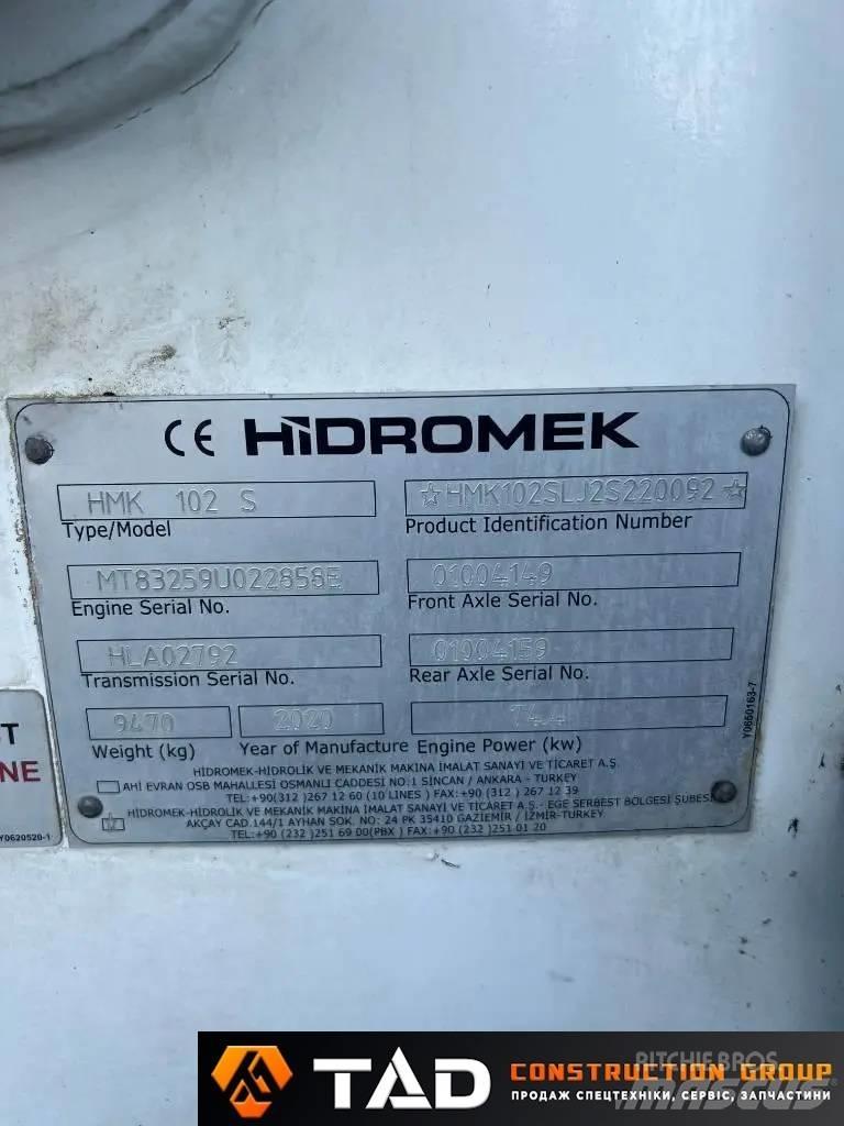 Hidromek 102 S Gumikerekes homlokrakodók