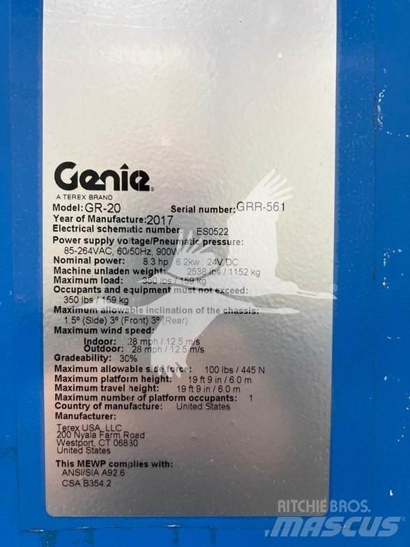 Genie GR20 Személyemelők