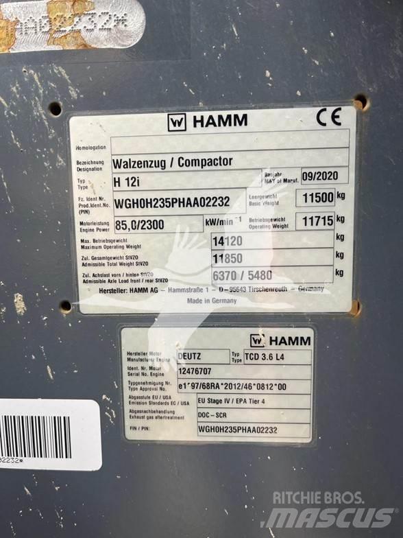 Hamm H12i Egydobos hengerek