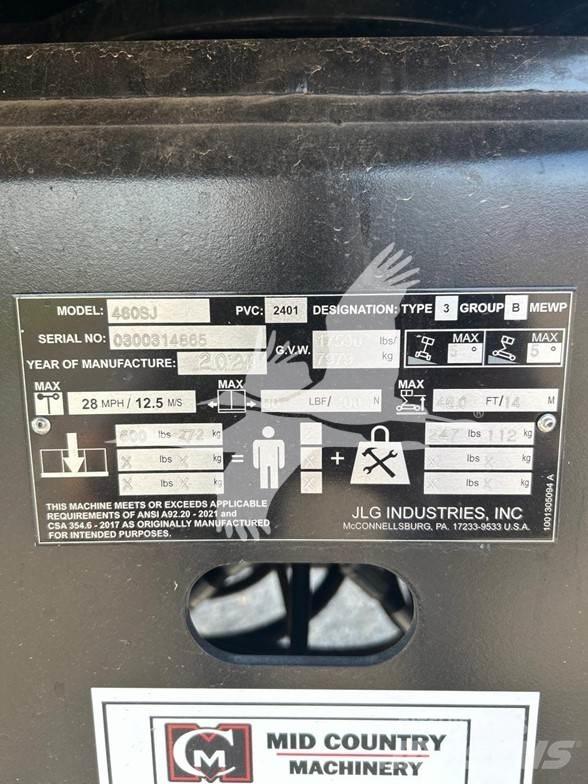 JLG 460SJ Teleszkópos emelők