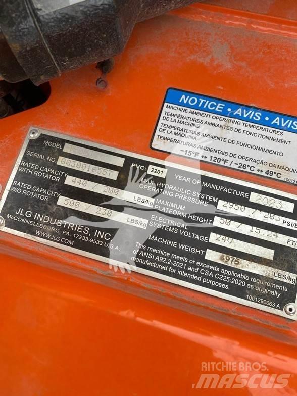 JLG T500J Pótkocsira szerelt emelők és állványok