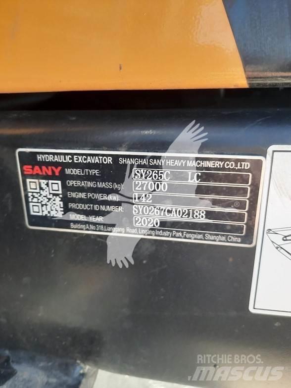 Sany SY265CLR Lánctalpas kotrók