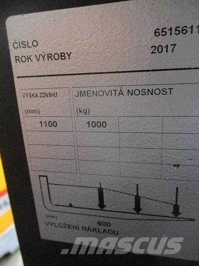 Toyota OSE 100W Komissiózó alacsony emelésű targonca