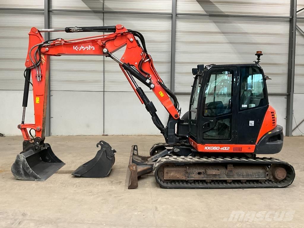Kubota KX 080-4 A 2 Közepes (midi) kotrók 7 t - 12 t