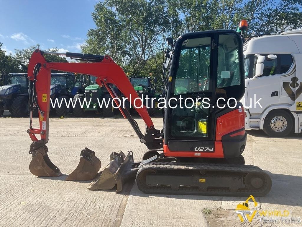 Kubota U 27-4 Mini kotrók < 7t