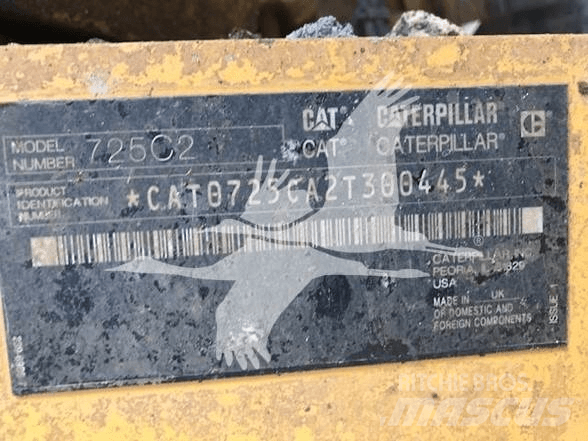CAT 725C2 Csuklósdömperek
