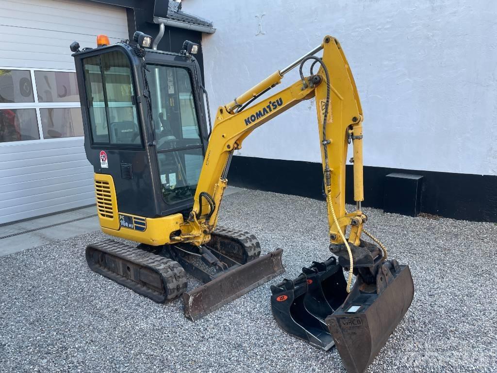 Komatsu PC 16 R-3HS Mini kotrók < 7t
