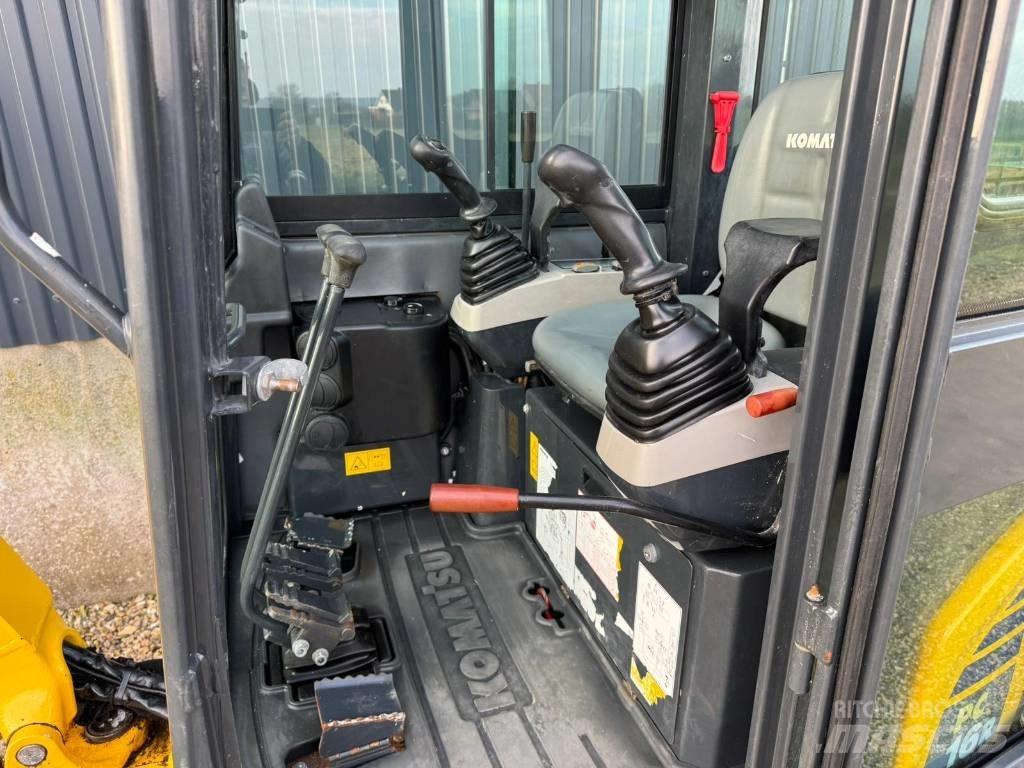 Komatsu PC 16 R-3HS Mini kotrók < 7t