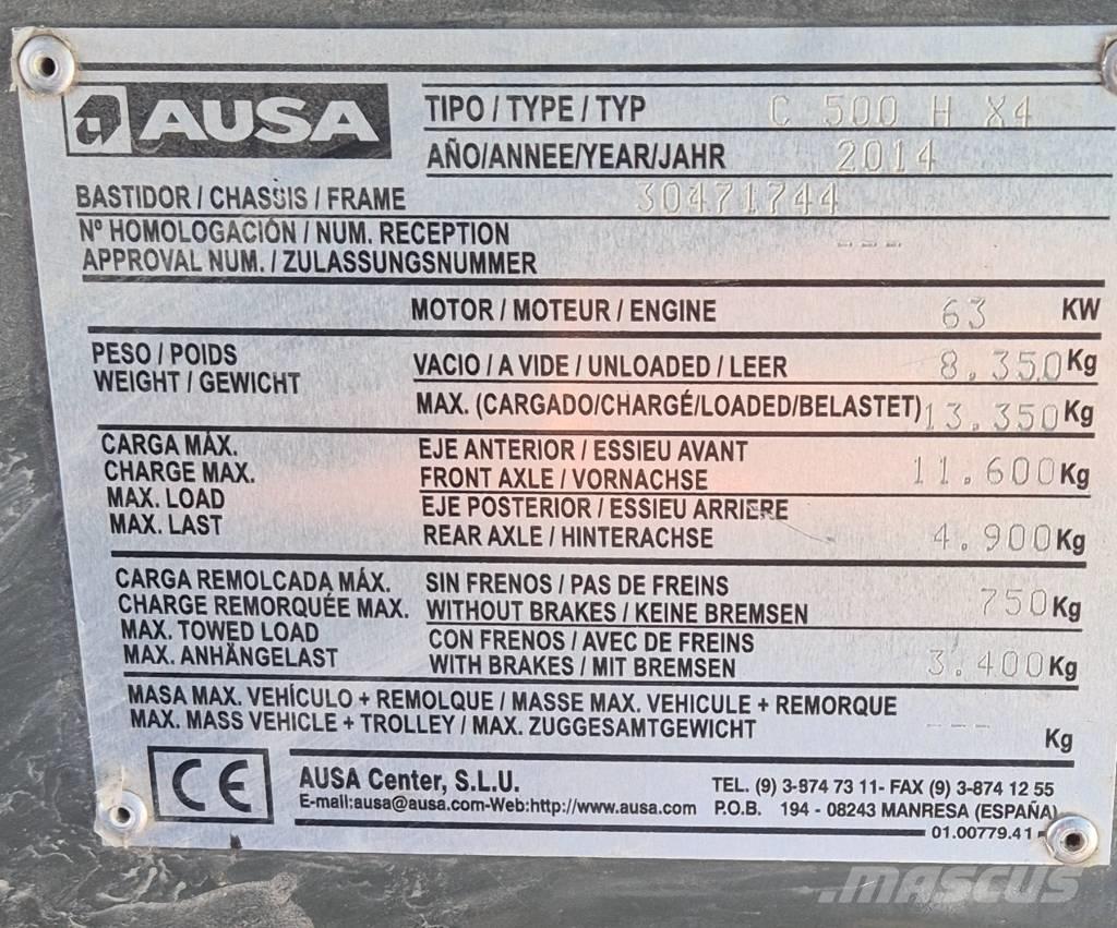 Ausa C 500 H X4 Tereptargonca