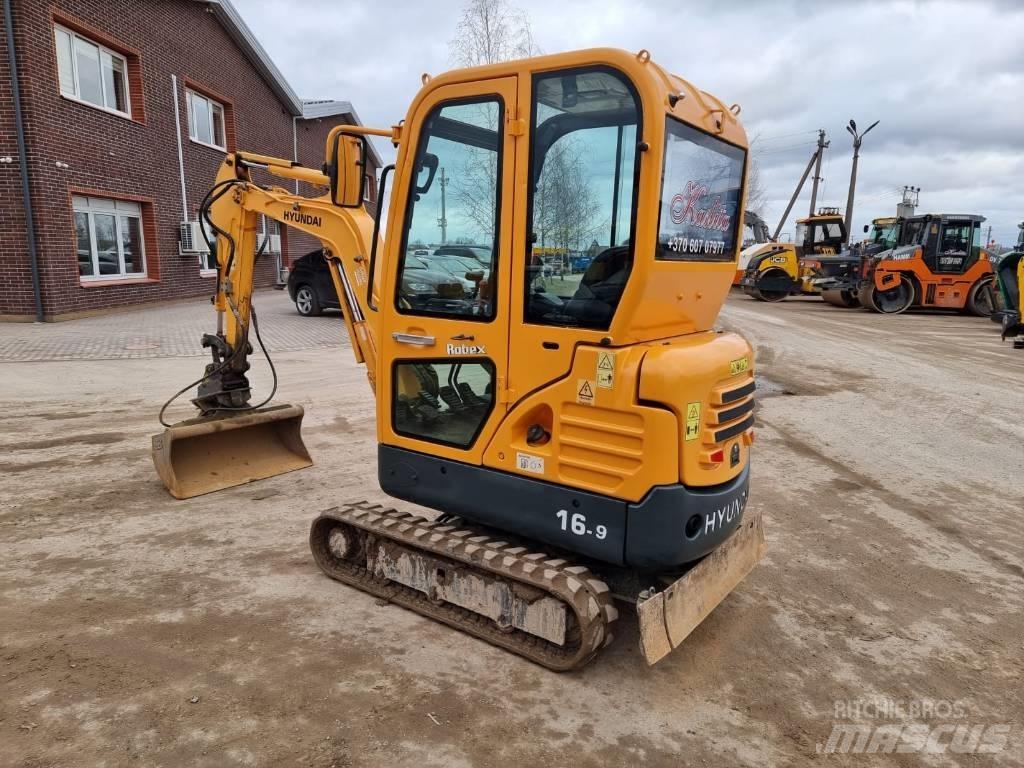 Hyundai R16-9 Mini kotrók < 7t