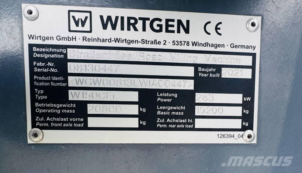 Wirtgen W 150 CFi Aszfalt marók