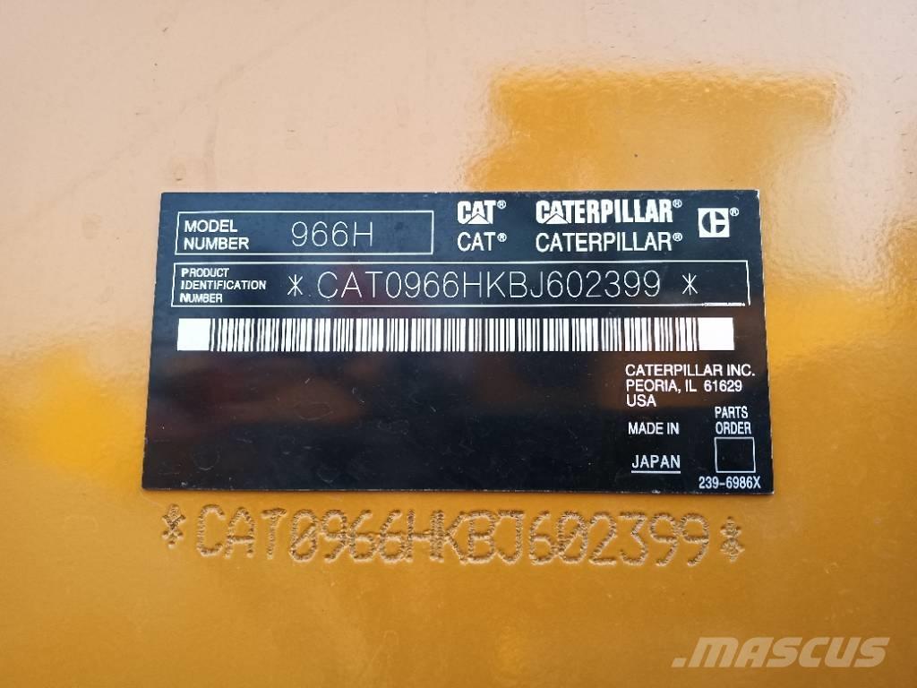 CAT 966 H Gumikerekes homlokrakodók