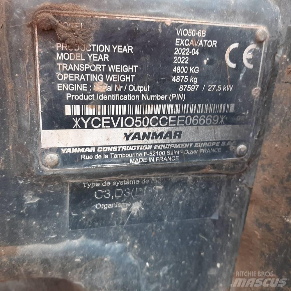 Yanmar Vio 50 Mini kotrók < 7t