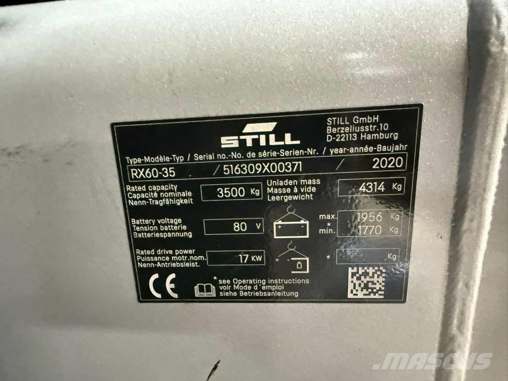 Still RX 60-35 Elektromos targoncák