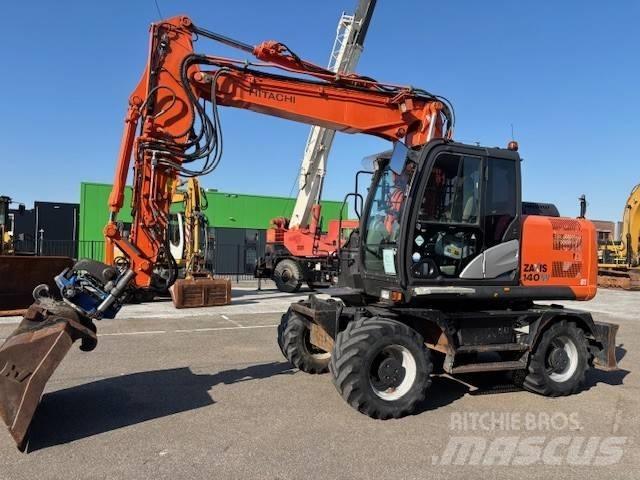 Hitachi ZX 140 W-5 Gumikerekes kotrók