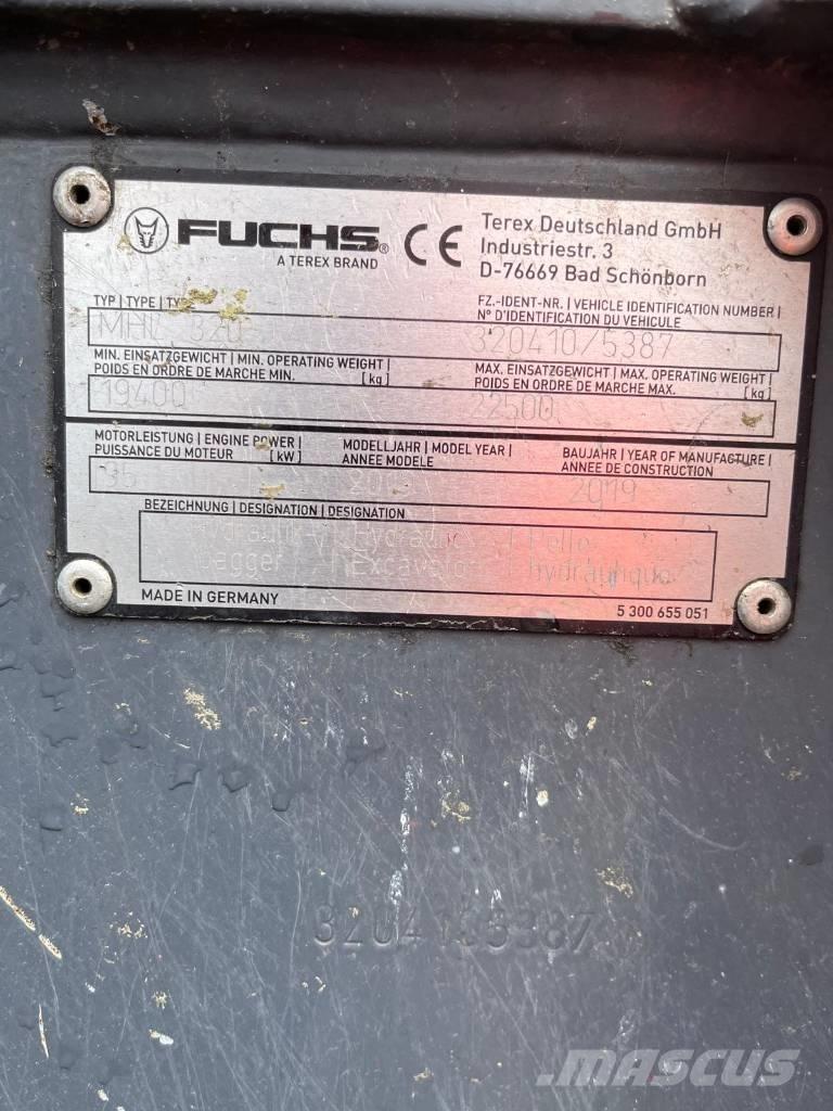 Terex Fuchs MHL320 Anyagmozgatás - Egyebek
