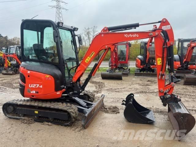 Kubota U 27-4 Mini kotrók < 7t