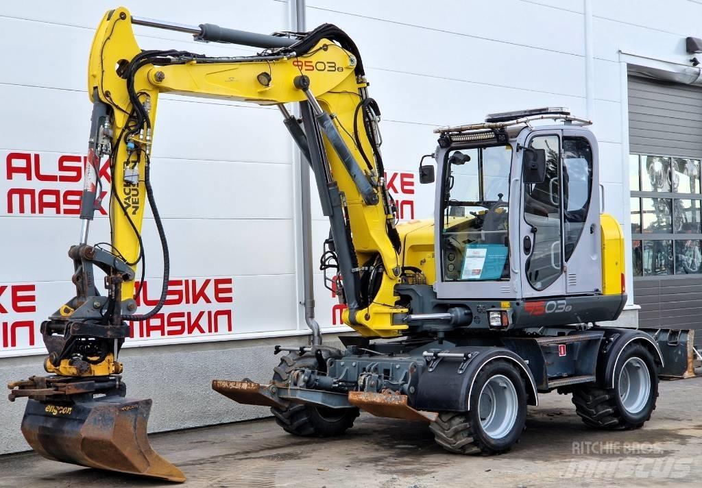 Wacker Neuson 9503 Gumikerekes kotrók