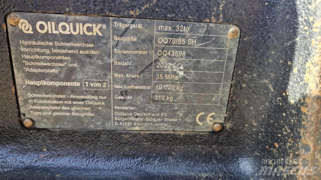 OilQuick OQ70/55 Gyors csatlakozók