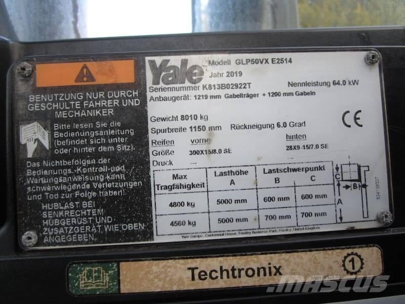 Yale GLP50VX Gázüzemű targoncák