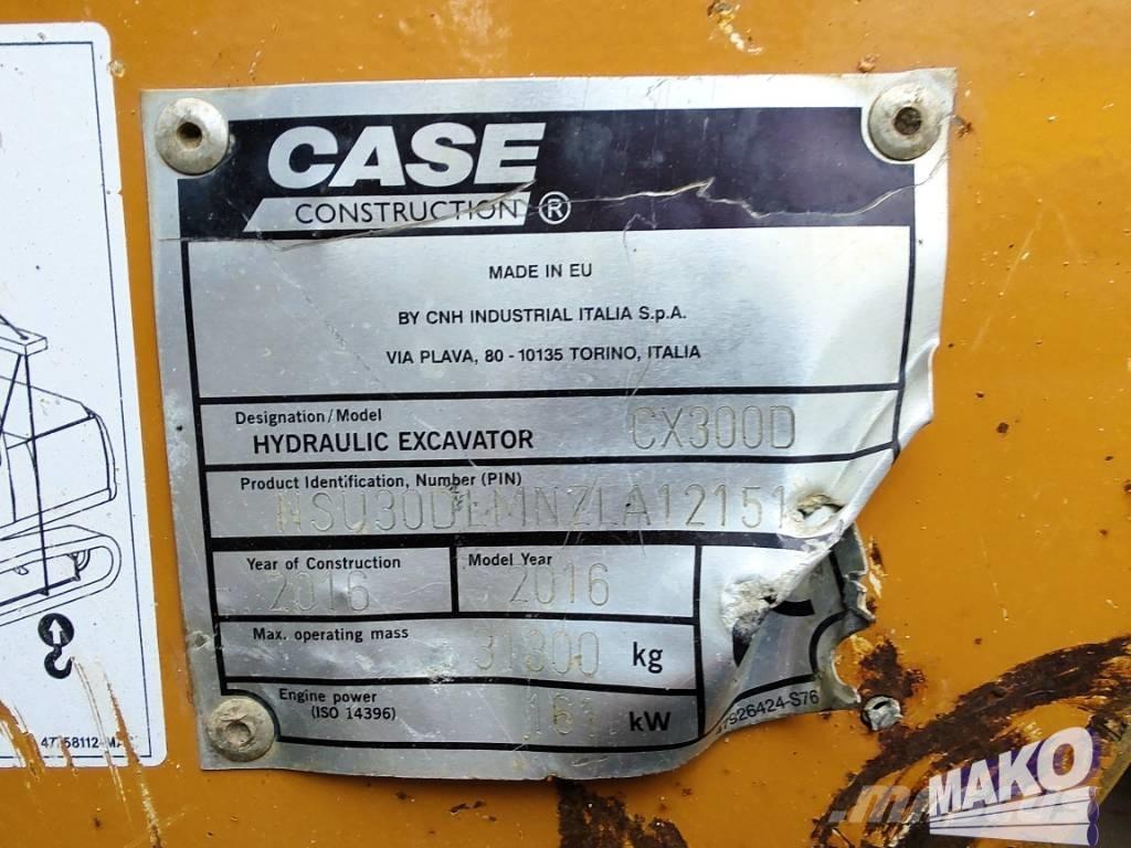 CASE CX 300 D Lánctalpas kotrók