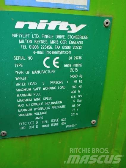 Niftylift HR 28 Karos emelők