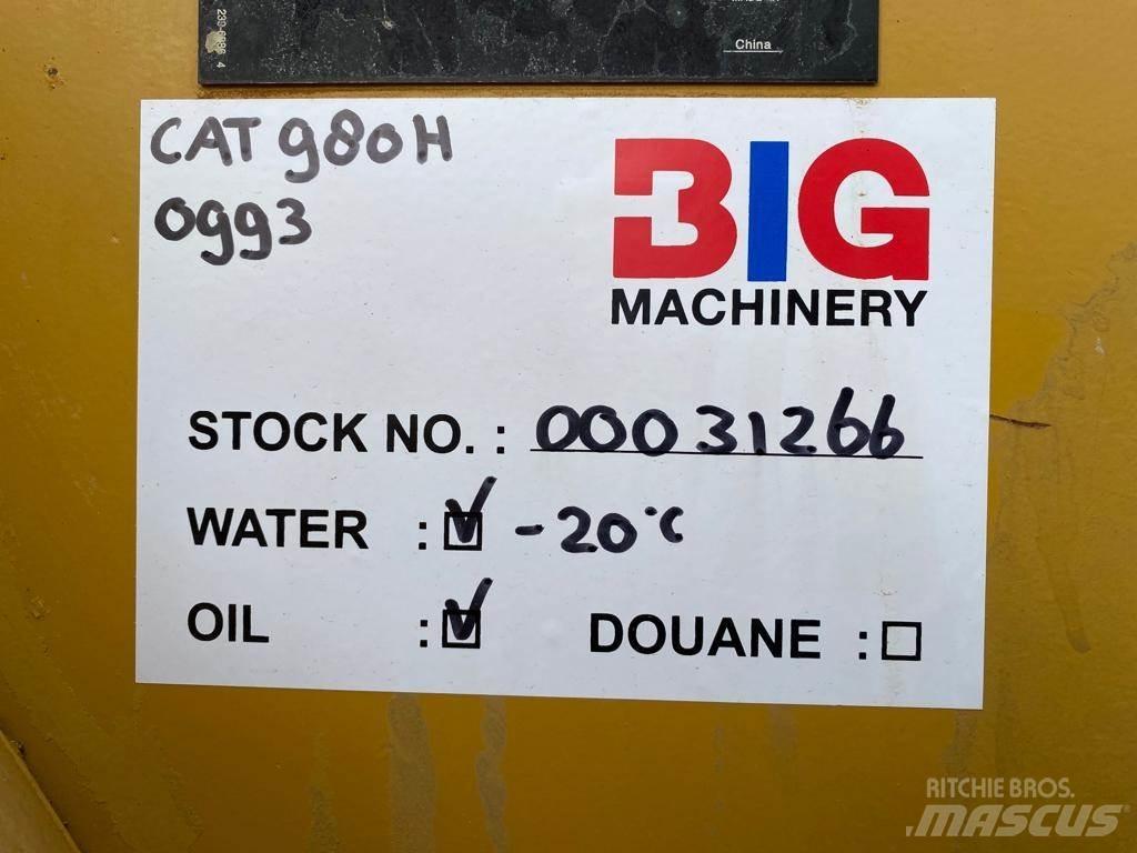 CAT 980H Gumikerekes homlokrakodók