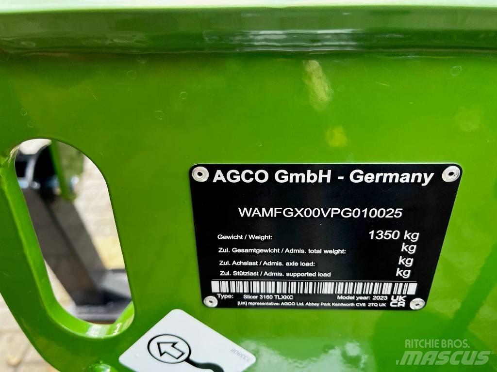 Fendt Slicer3160 Szárzúzók és fűkaszák