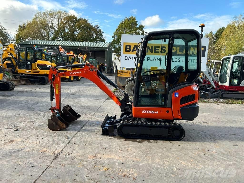 Kubota KX 016-4 Mini kotrók < 7t