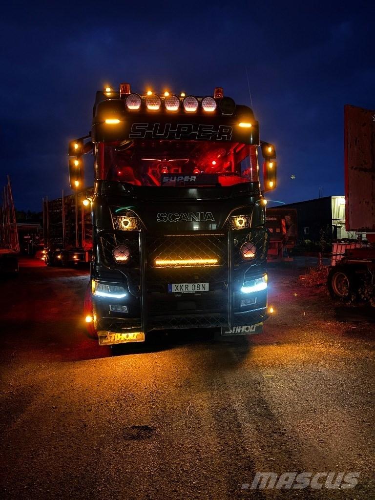 Scania R580B6X4HB Rönkszállító teherautók