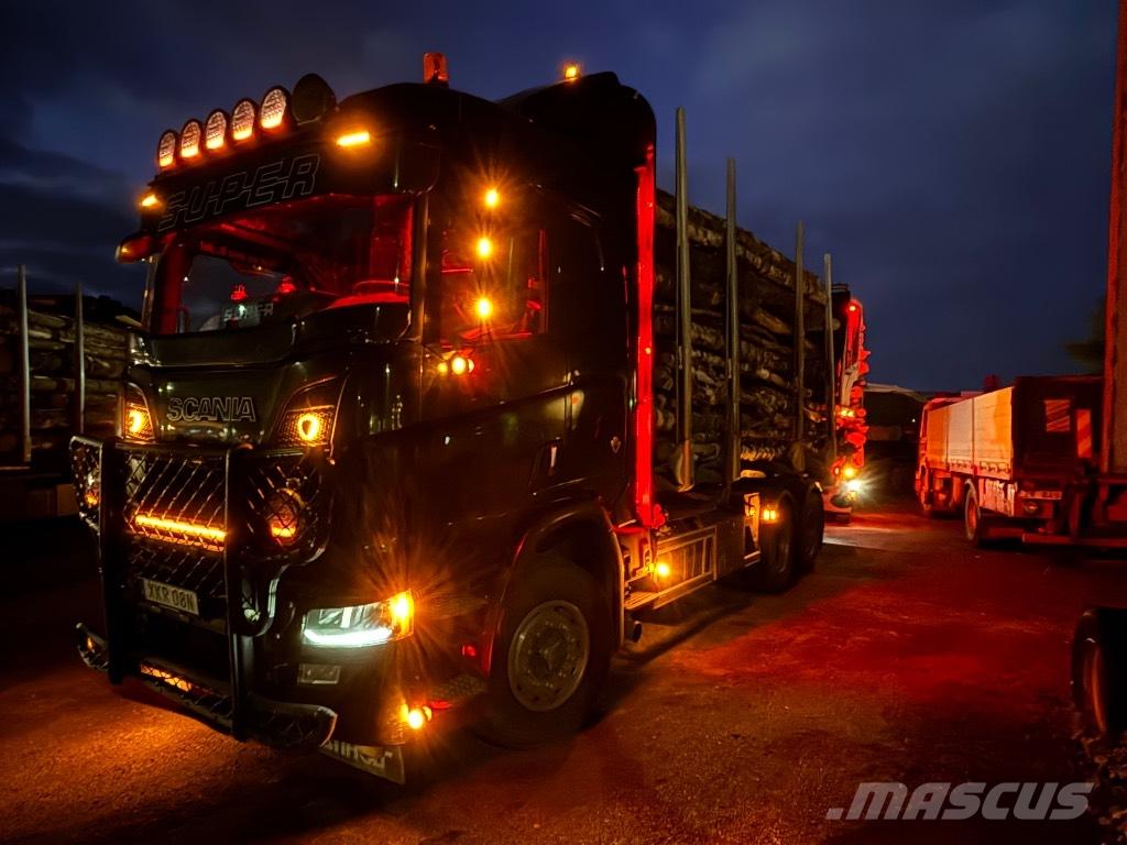 Scania R580B6X4HB Rönkszállító teherautók