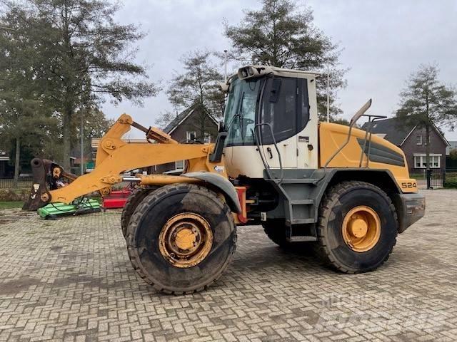 Liebherr 524 Gumikerekes homlokrakodók