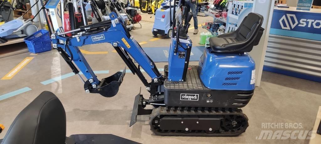  Scheppach Exc815 Mini kotrók < 7t