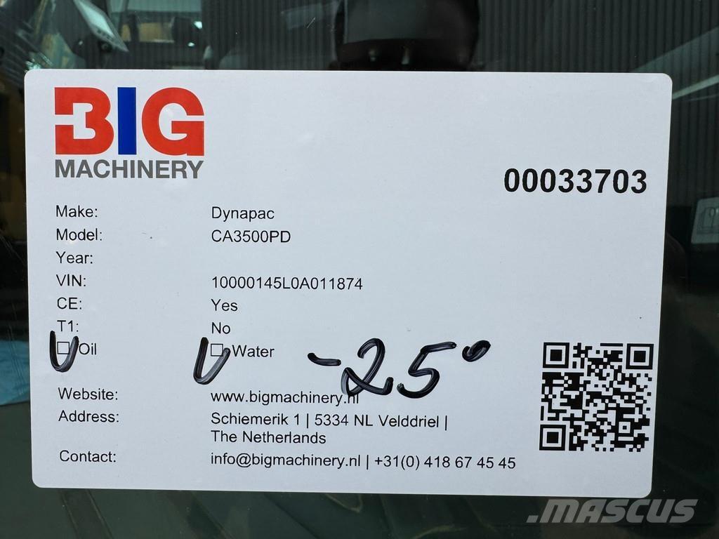 Dynapac CA3500PD Egydobos hengerek
