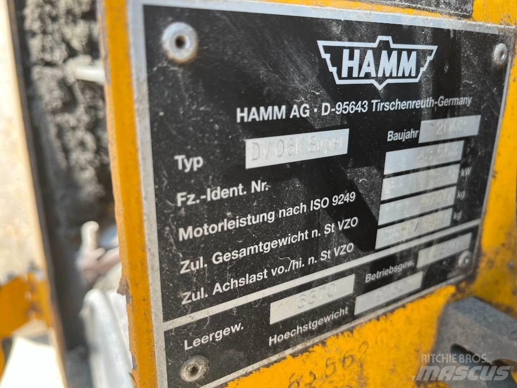 Hamm DV06K Super Kombinált hengerek