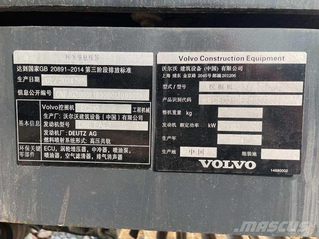 Volvo EC 210 Lánctalpas kotrók