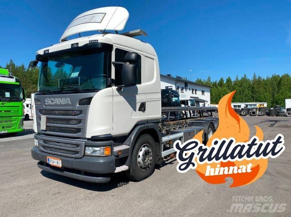 Scania G490 6x2*4 Konténer keretes / Konténeres teherautók