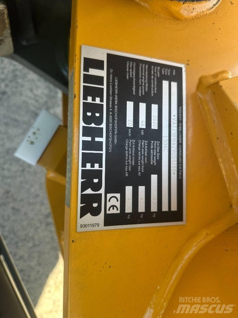 Liebherr L 506 Gumikerekes homlokrakodók