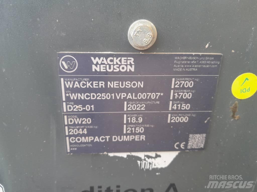 Wacker Neuson DW 20 Mezei dömperek