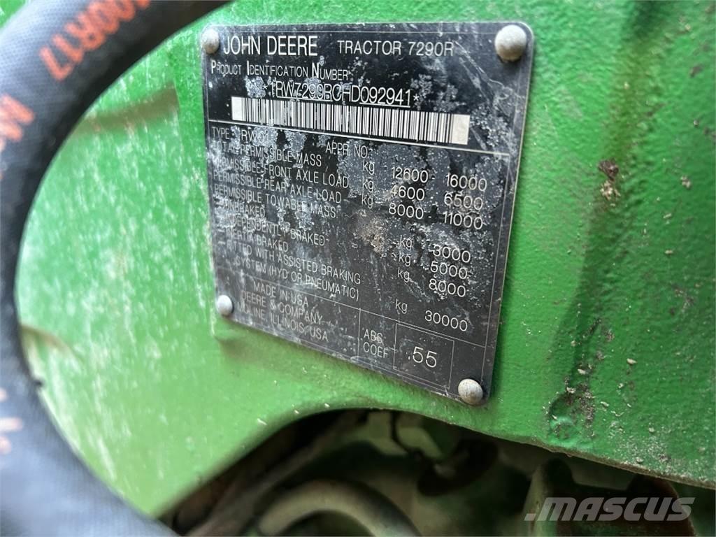 John Deere 7290R Traktorok