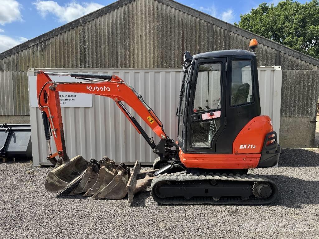 Kubota KX 71-3 Mini kotrók < 7t