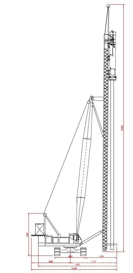 Hitachi KH300-3 PD Lánctalpas daruk