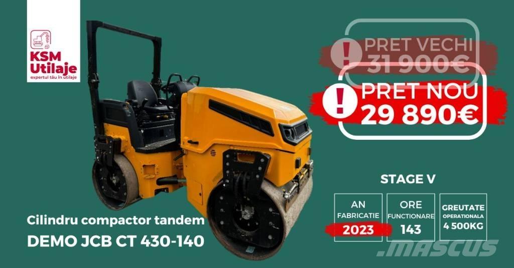 JCB CT430-140 Ikerdobos hengerek