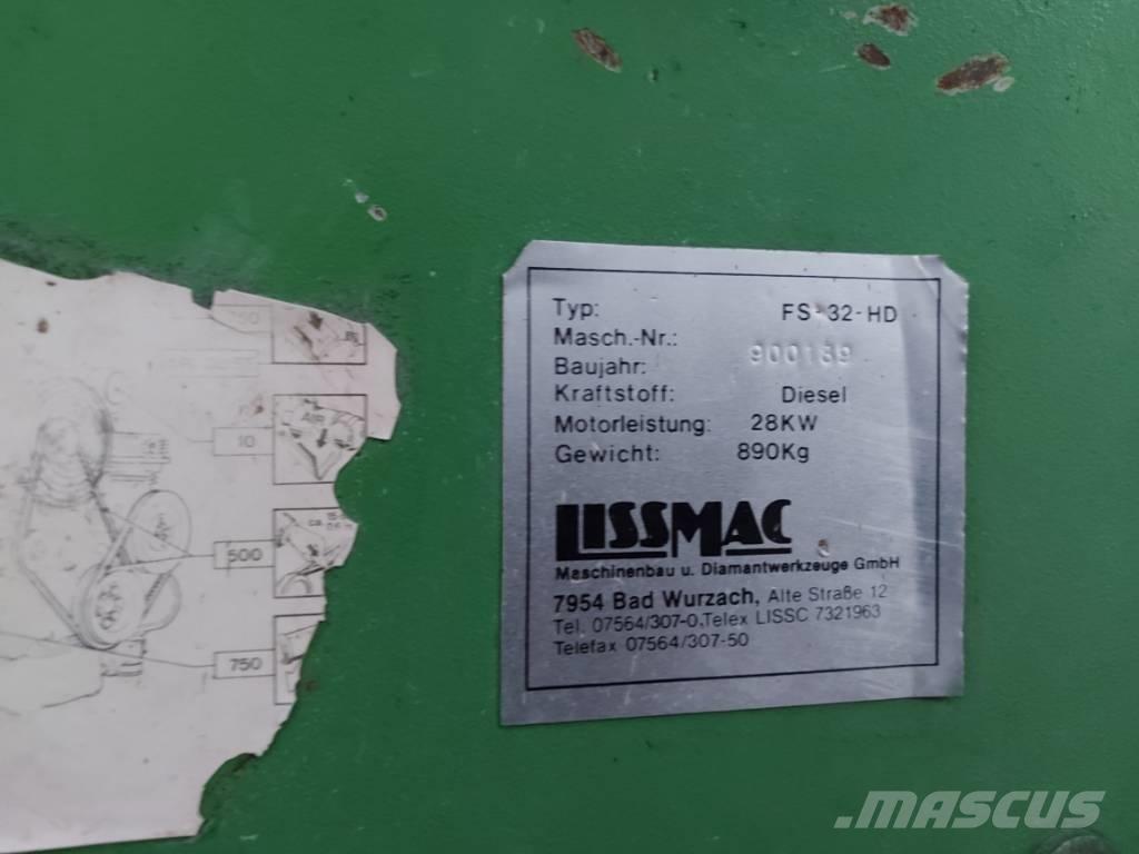 Lissmac FS 32 HD Kő és Betonvágó eszközök