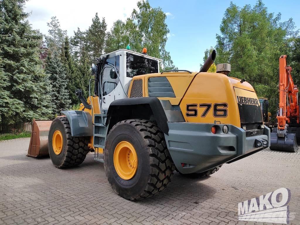 Liebherr L 576 Gumikerekes homlokrakodók