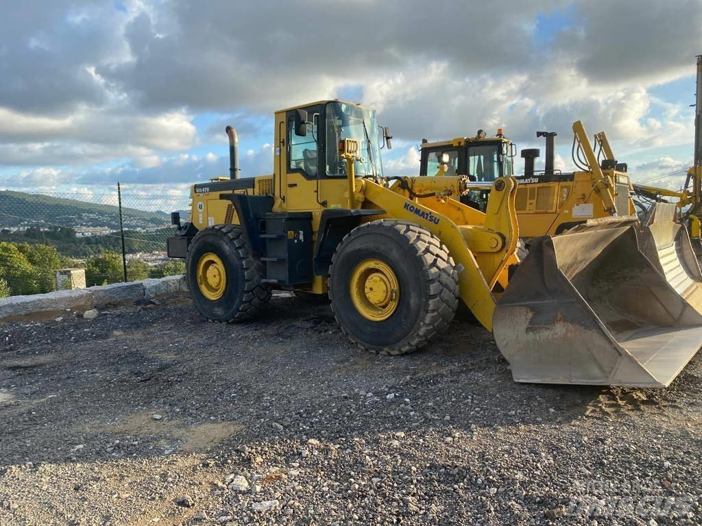 Komatsu WA 470 Gumikerekes homlokrakodók